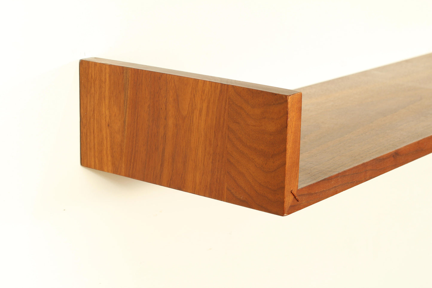 1950s Mel Smilow Floating Walnut Shelf