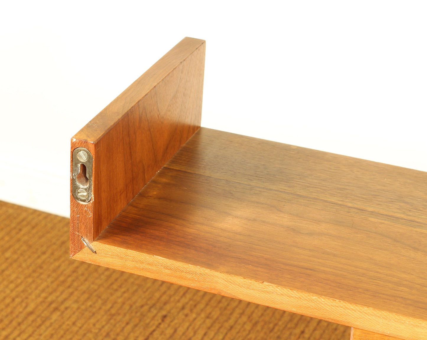 1950s Mel Smilow Floating Walnut Shelf