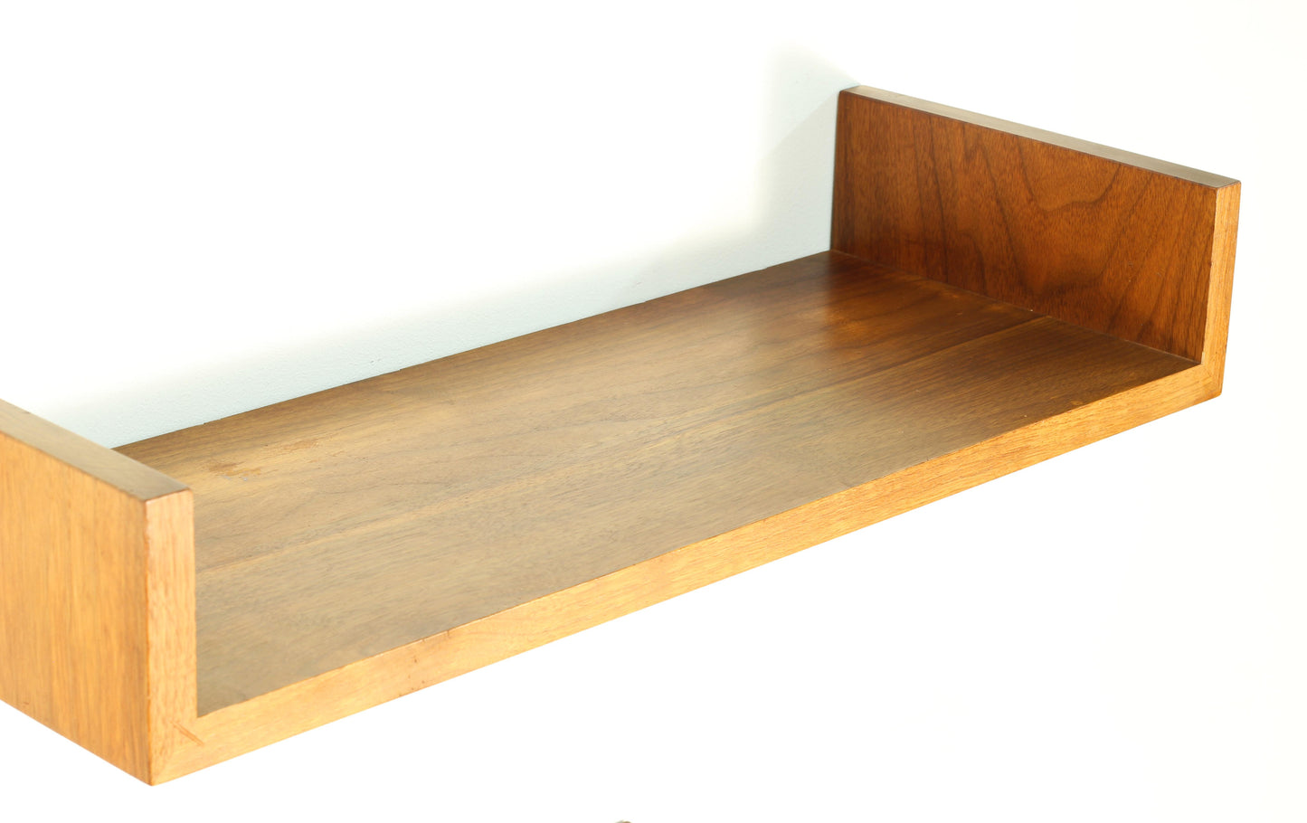 1950s Mel Smilow Floating Walnut Shelf