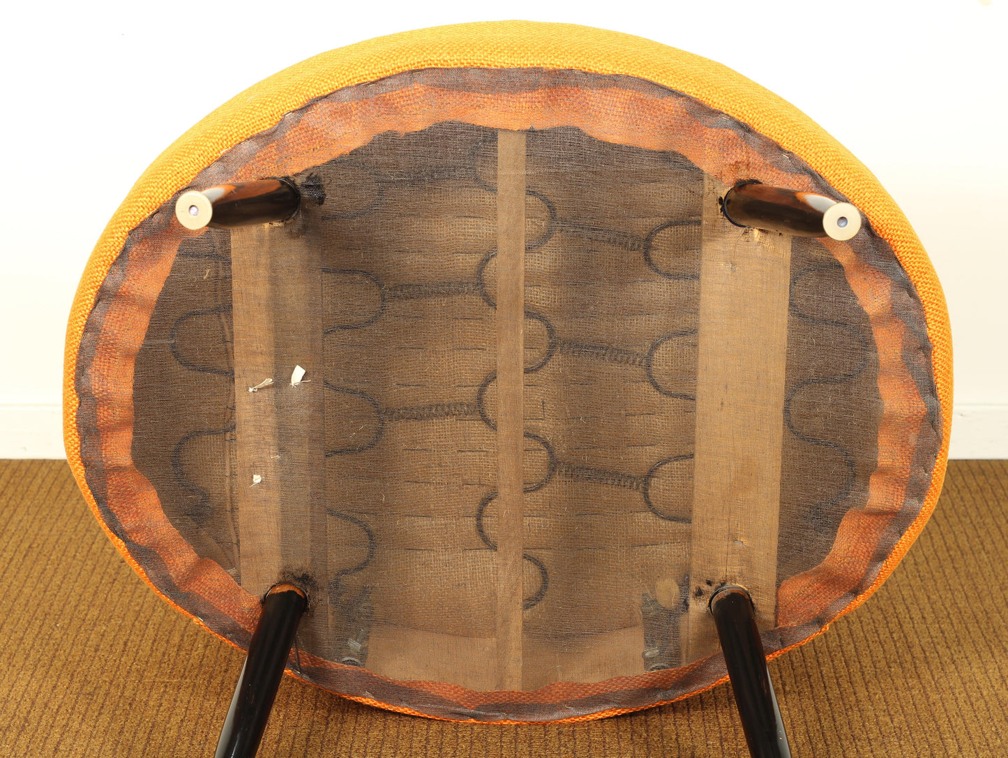 1960s Adrian Pearsall Style Mid-Century High-Back Armless Slipper Chair