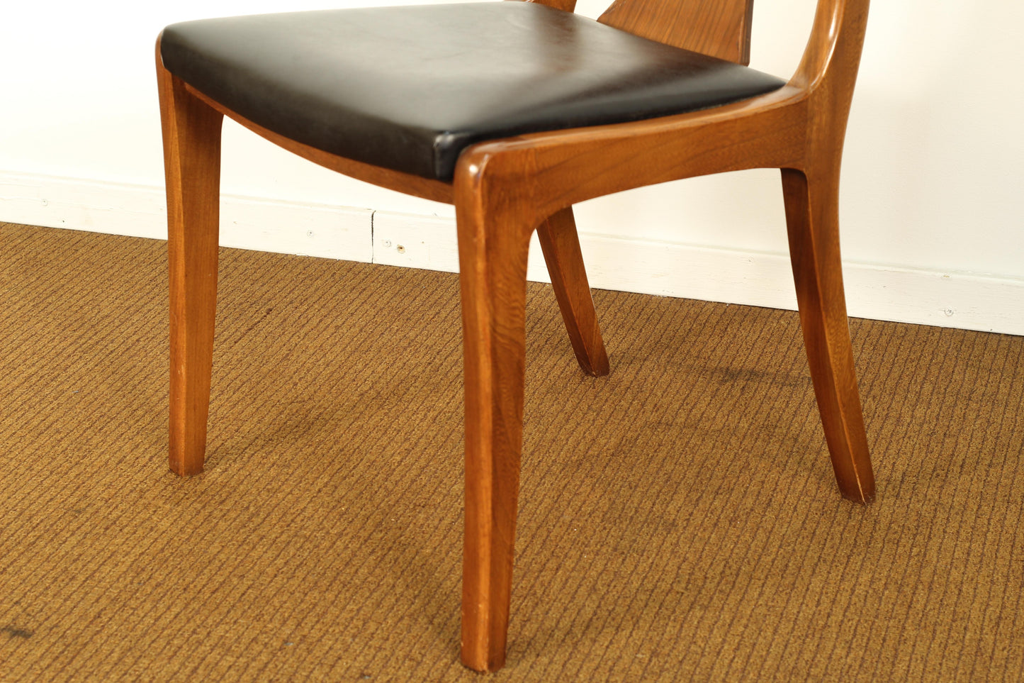 1960s Mid-Century Walnut Dining Chairs- Set of 4