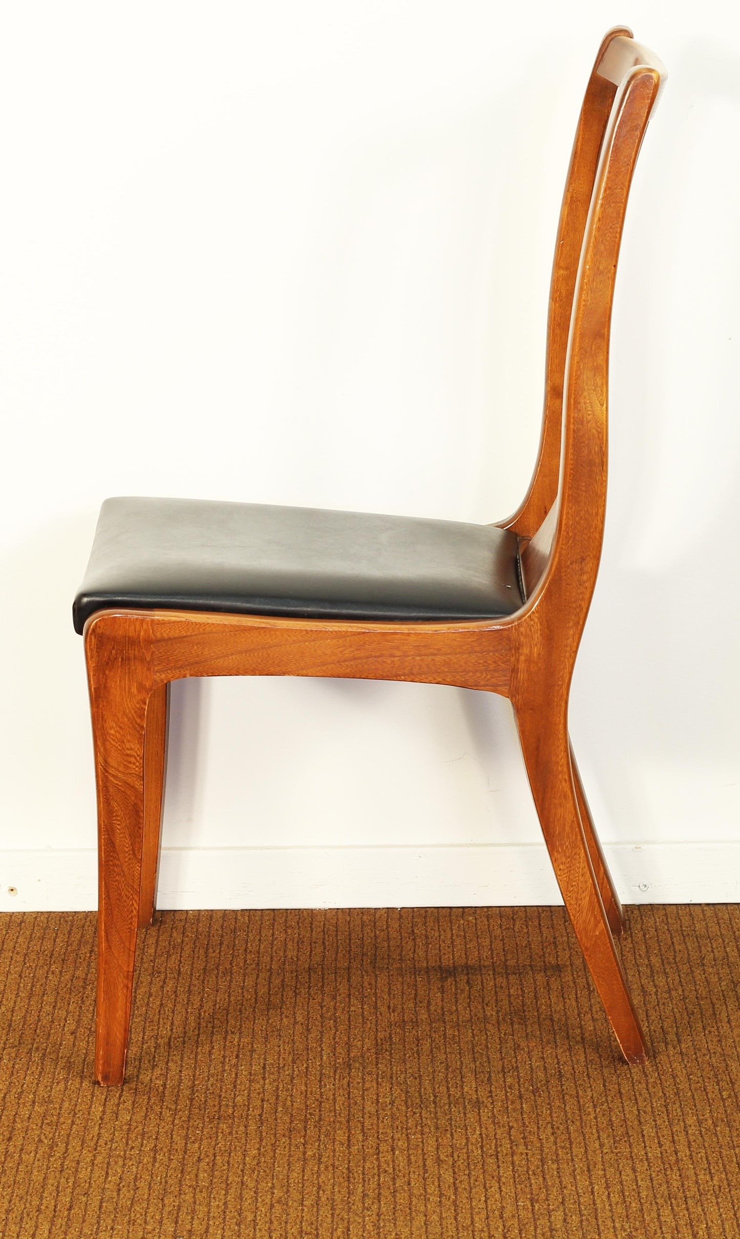 1960s Mid-Century Walnut Dining Chairs- Set of 4