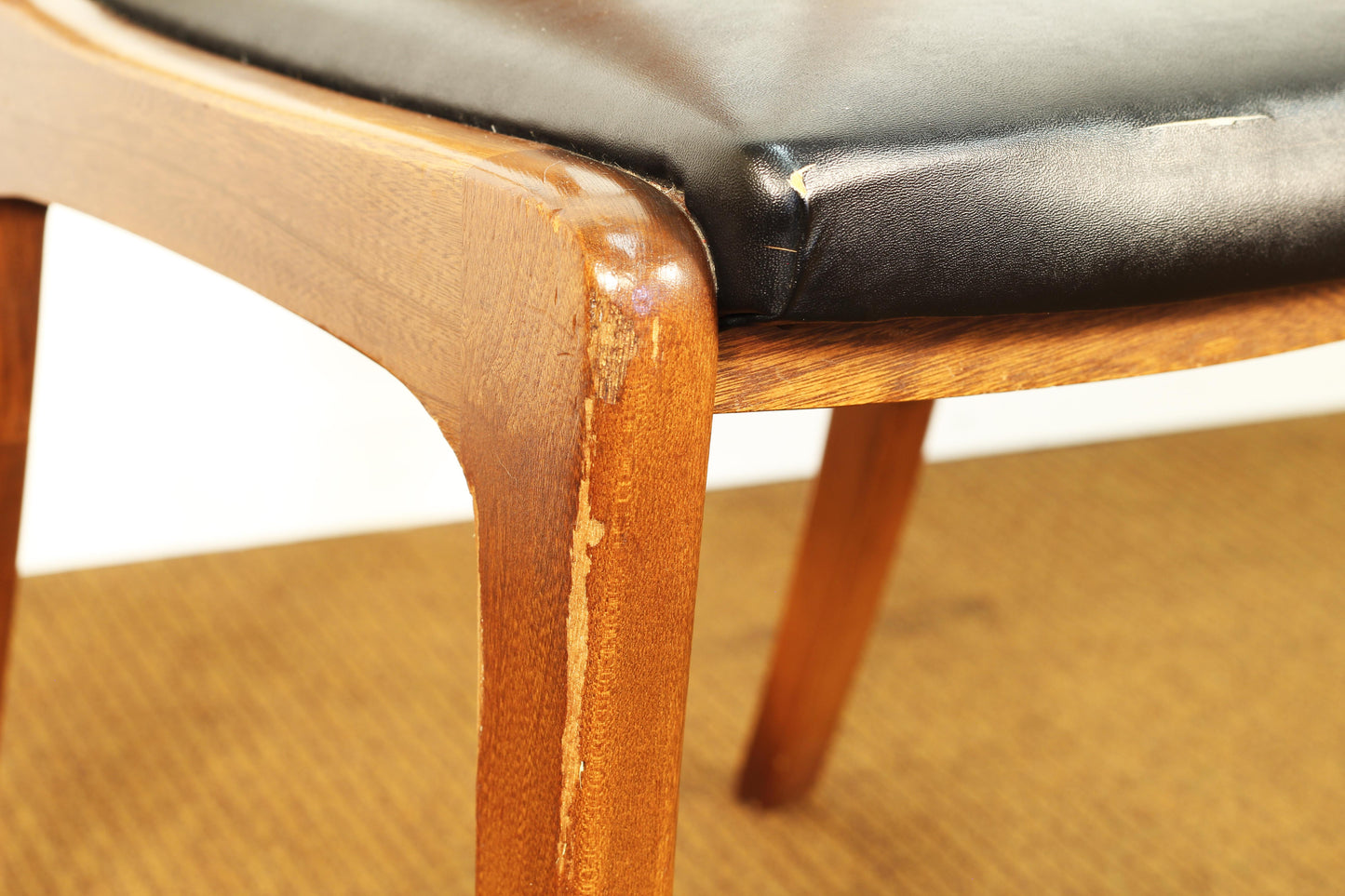 1960s Mid-Century Walnut Dining Chairs- Set of 4