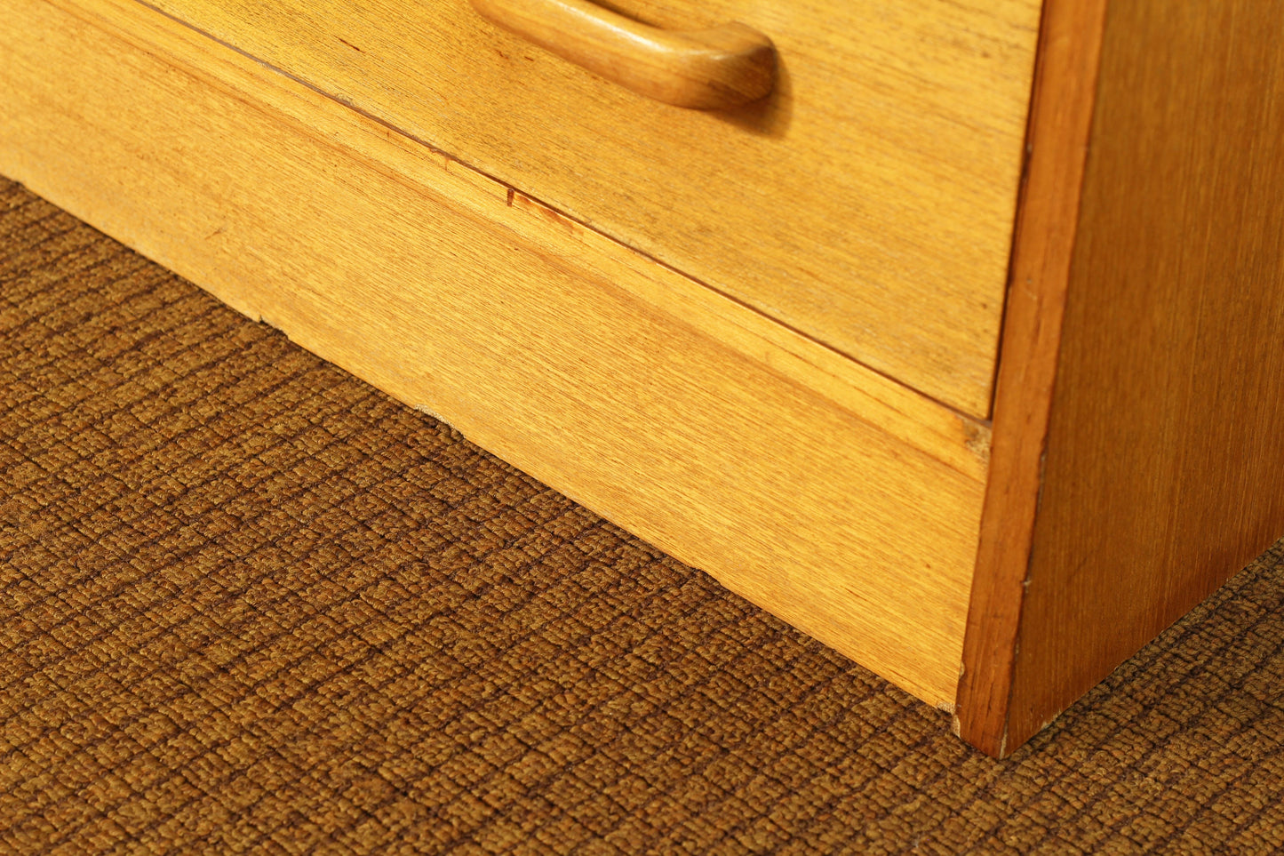 1970s Danish Teak Tambour Roll Top Secretary Desk