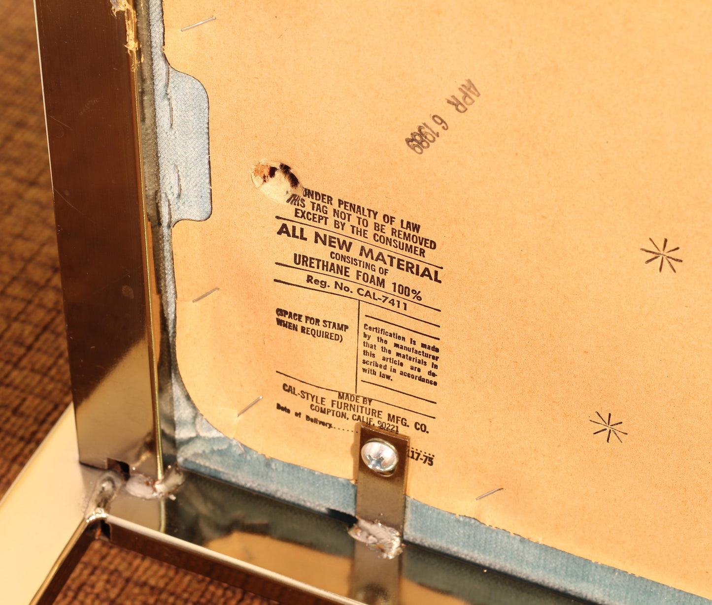 1980s Modern Cal-Style Dining Chairs- Set of 6