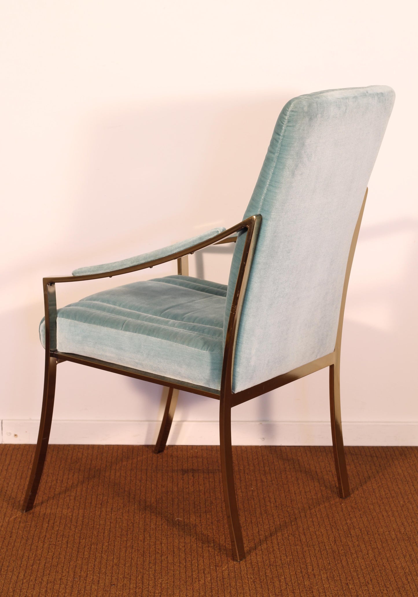 1980s Modern Cal-Style Dining Chairs- Set of 6