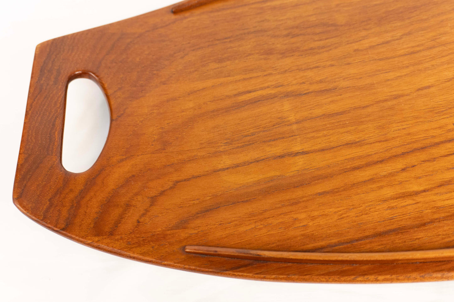 Vintage Teak 20.5" Dansk Gondola Surfboard Serving Tray by Jens Quistgaard