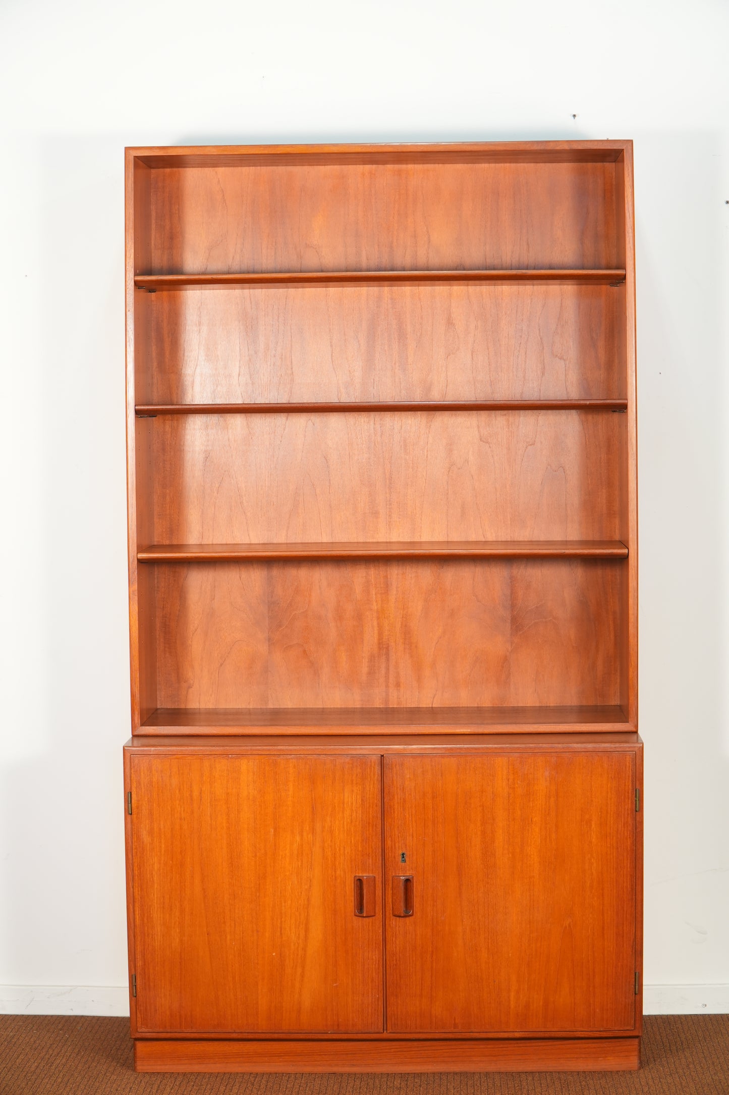 Borge Mogensen for Soborg Danish Teak Cabinet & Bookshelf