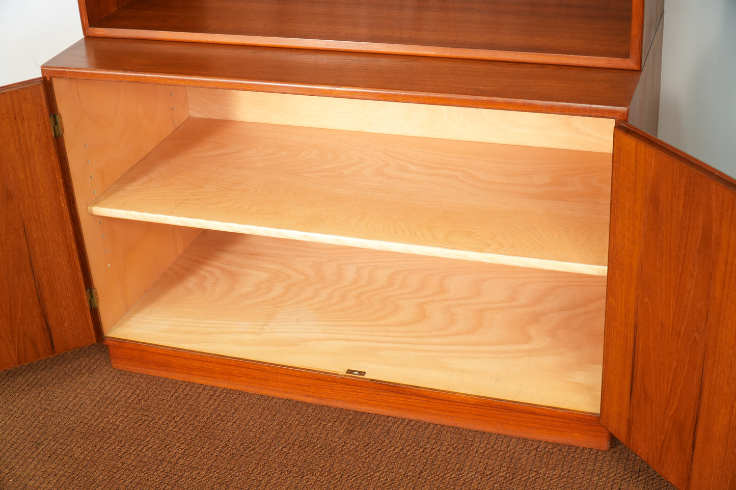 Borge Mogensen for Soborg Danish Teak Cabinet & Bookshelf