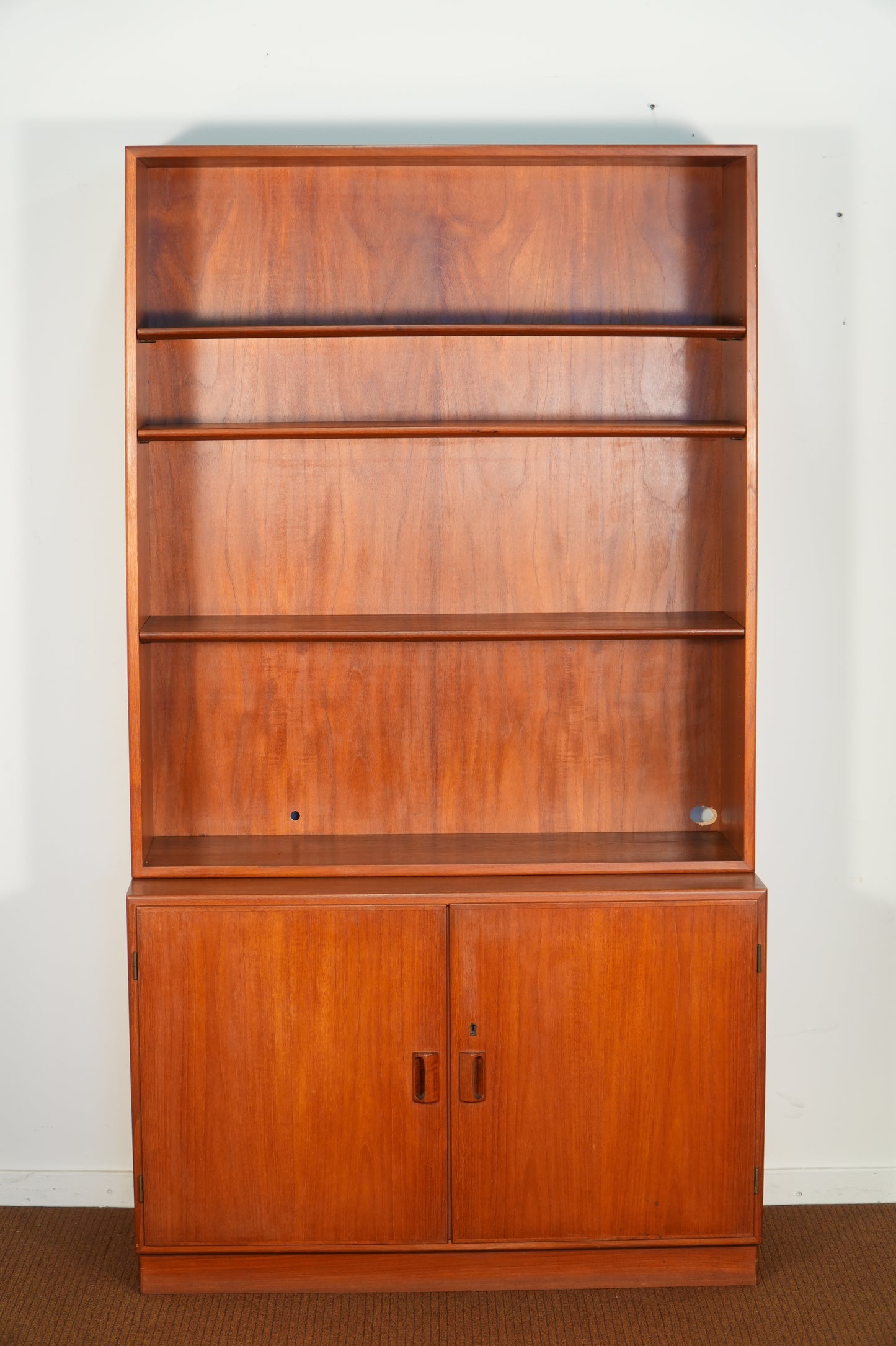 Borge Mogensen for Soborg Danish Teak Cabinet & Bookshelf