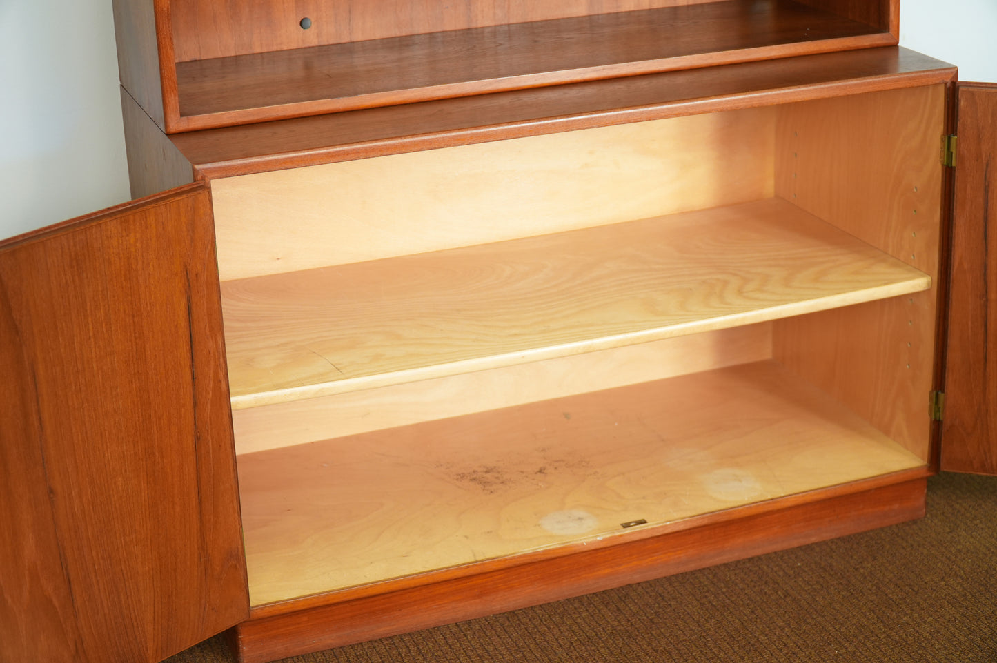 Borge Mogensen for Soborg Danish Teak Cabinet & Bookshelf