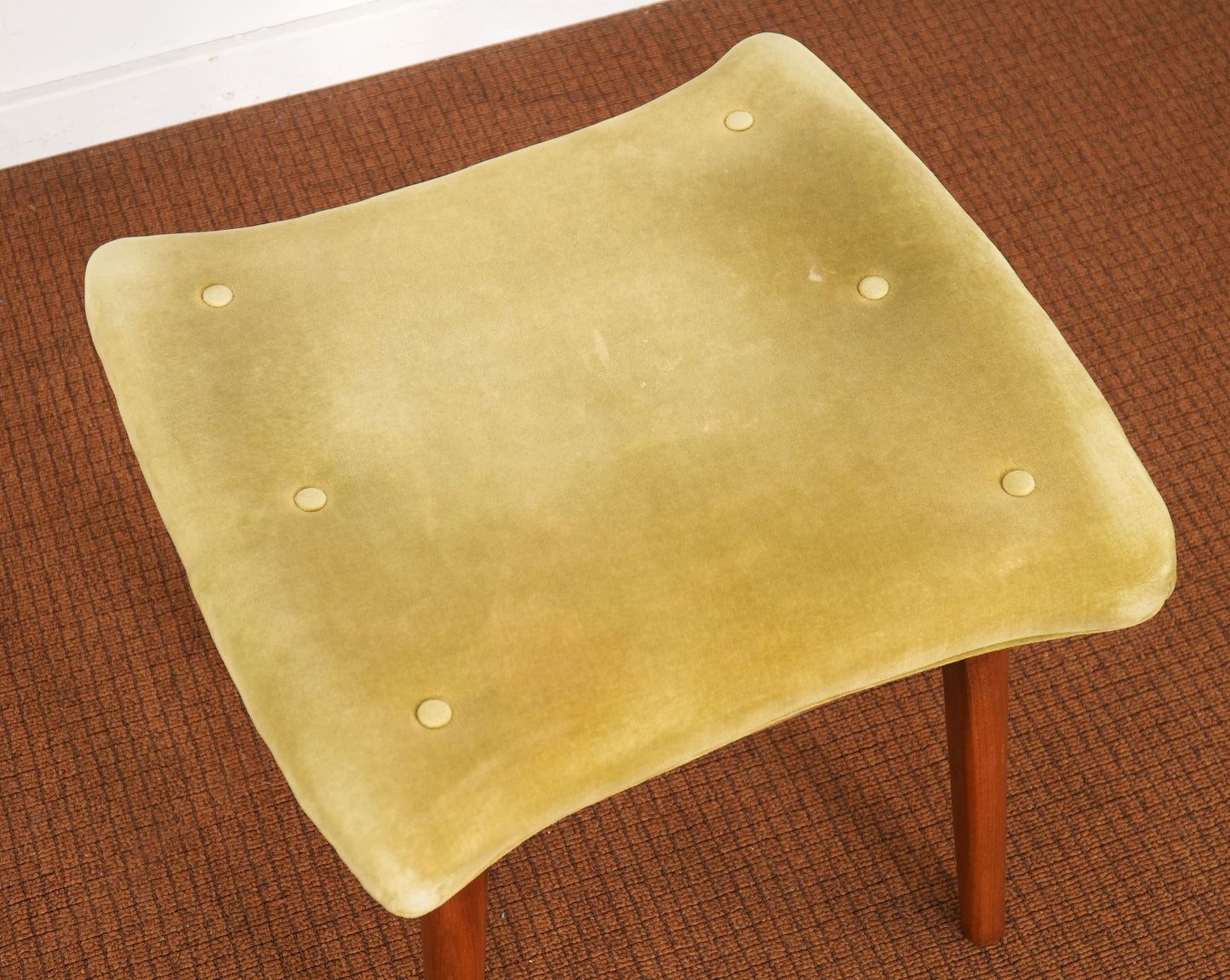 Vintage 1960s Kipp Stewart for Drexel Declaration Footstool or Bench