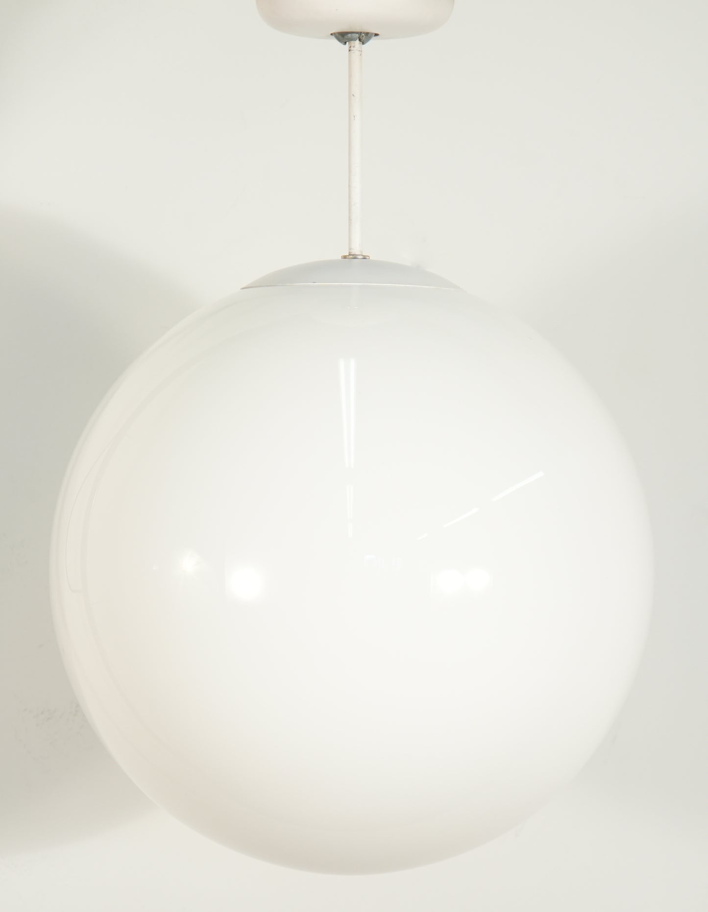 Vintage Prescolite Large 16" Round Globe Fixture