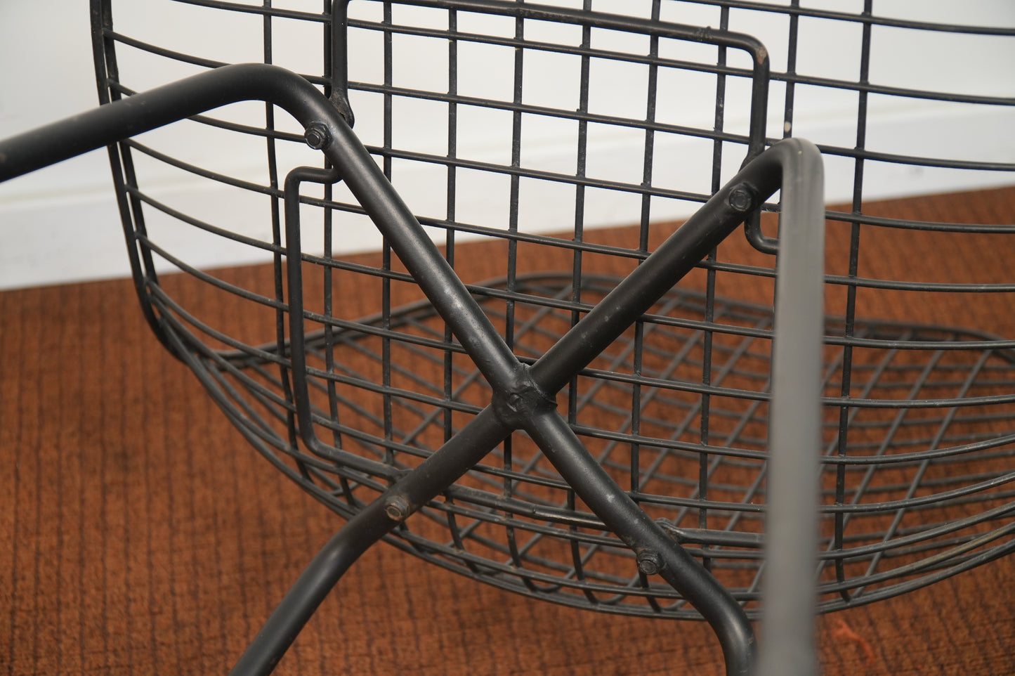 Pair Early 1951 Herman Miller Eames DKX Chairs - 1st Generation - Patent Pending Stamp