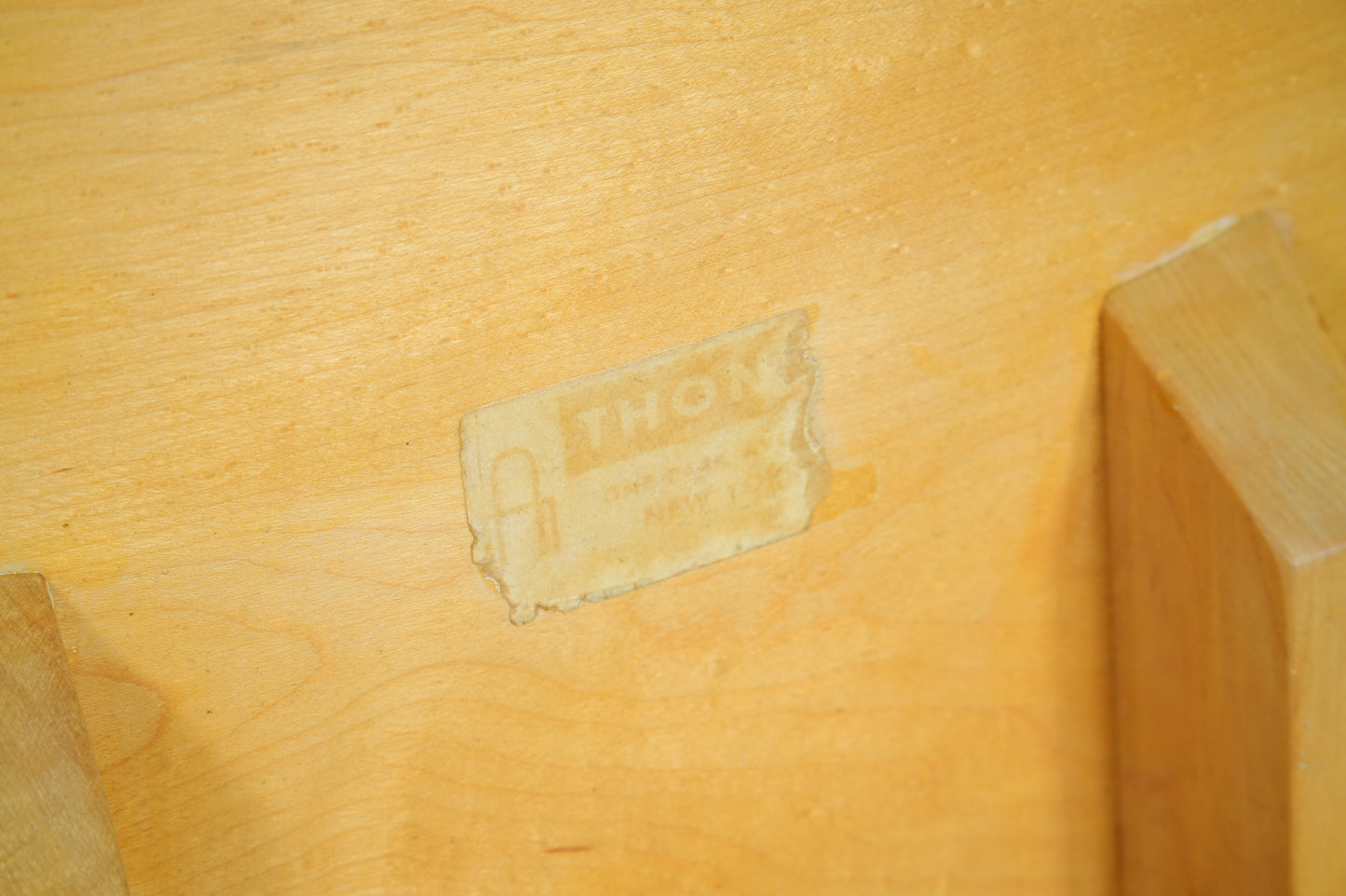 Thonet Mid-Century Bent Plywood Side Armchair by Joe Atkinson