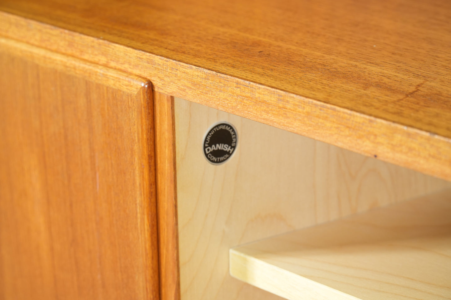 Danish Teak Buffet and Hutch Vitrine by Poul Hundevad