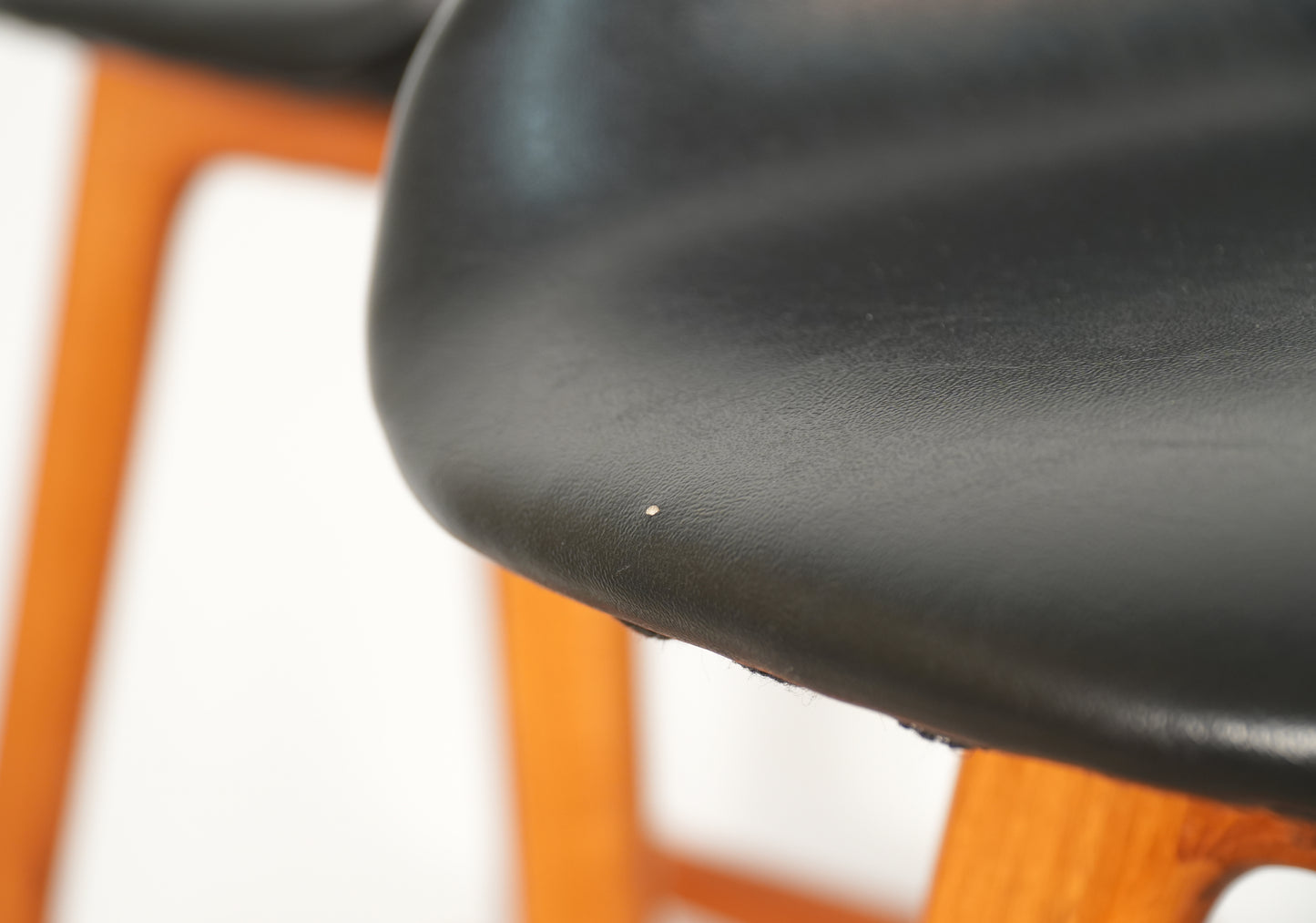 Pair Erik Buch Teak and Rosewood Model OD-61 Bar Stools