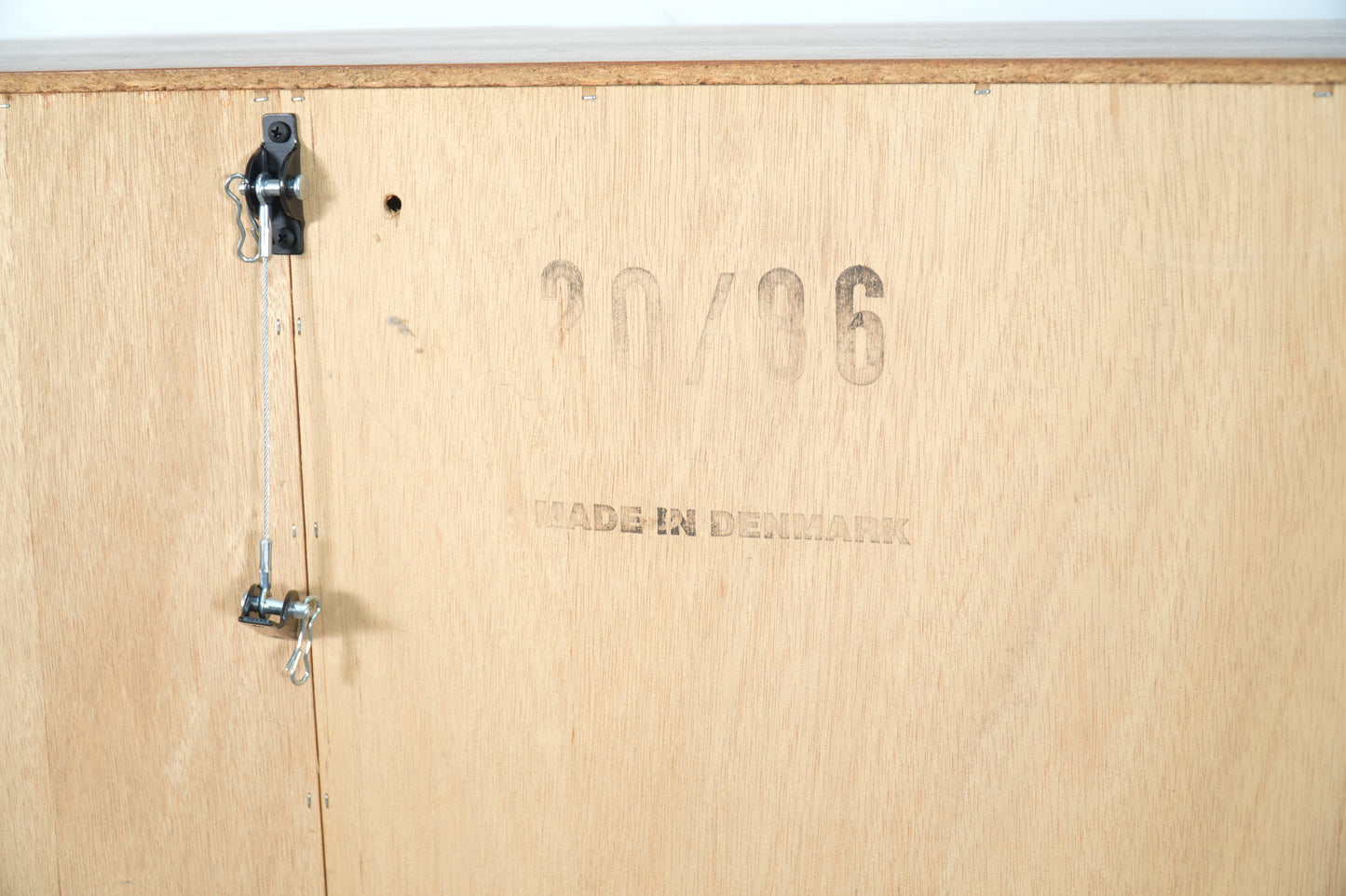 Danish Teak Mid-Century Lighted Display Cabinet Glass Doors and Shelves