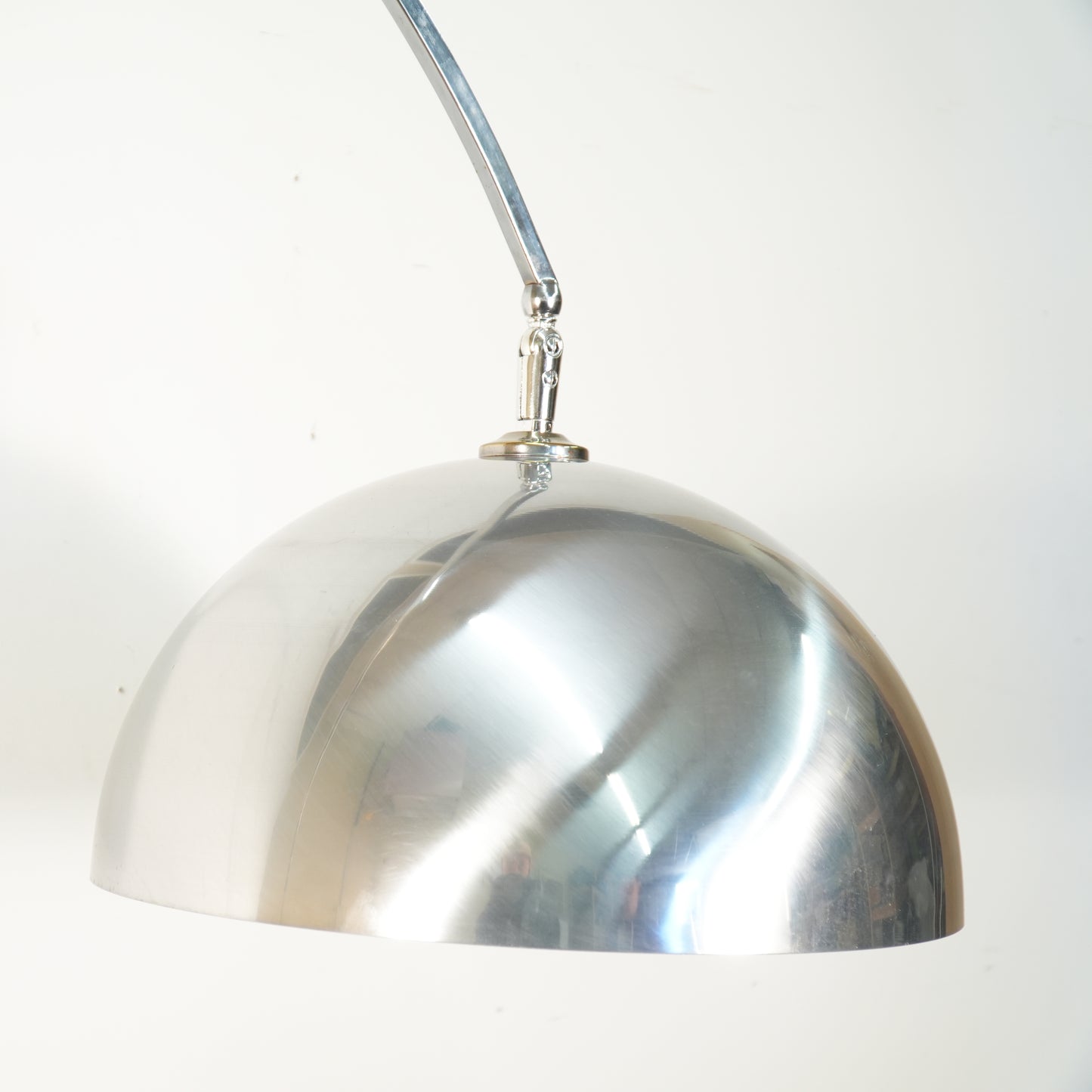Mid-Century Chrome Italian Arc Lamp