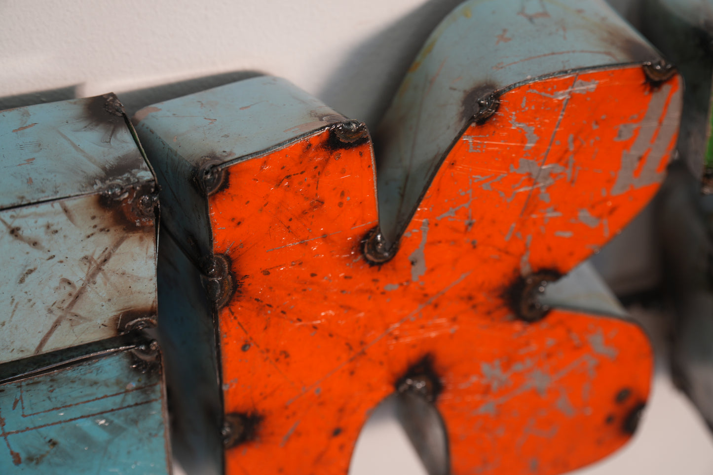 Rustic Colorful Tiki Bar Sign Welded Metal