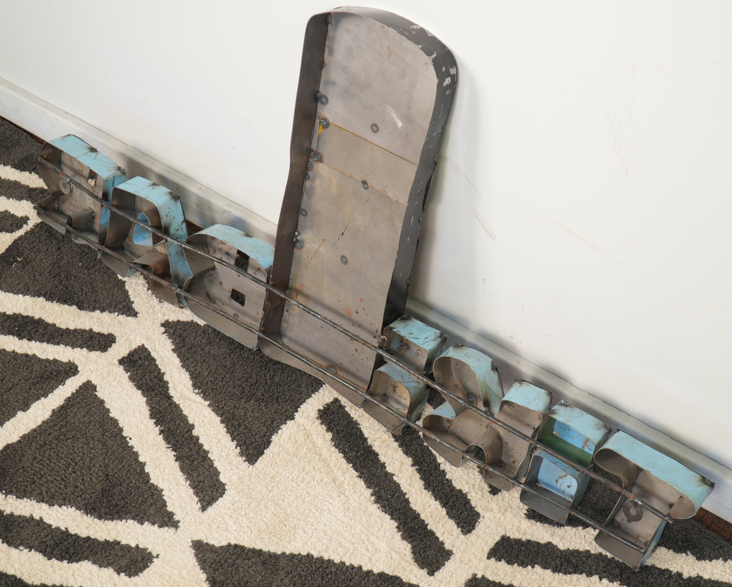 Rustic Colorful Tiki Bar Sign Welded Metal