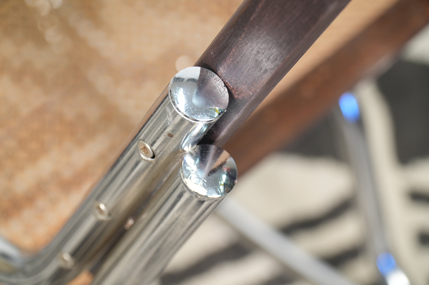 Marcel Breuer Inspired Bauhaus Cane Tubular Chrome Rocker