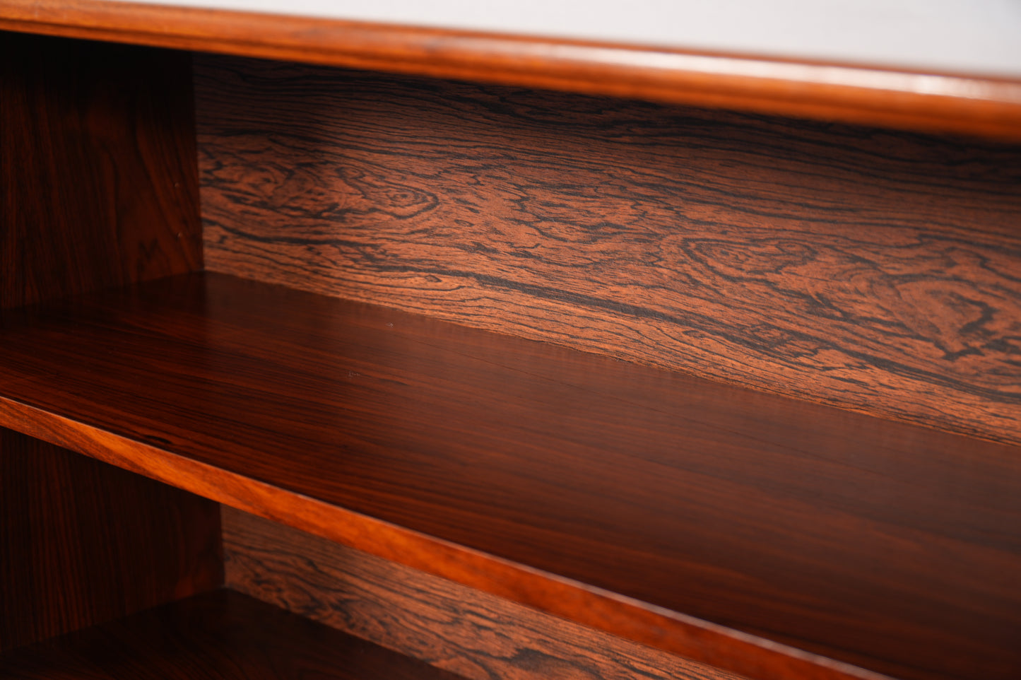 Rosewood Low Display Cabinet by Alex Christensen for ACO Mobler Denmark 1960s