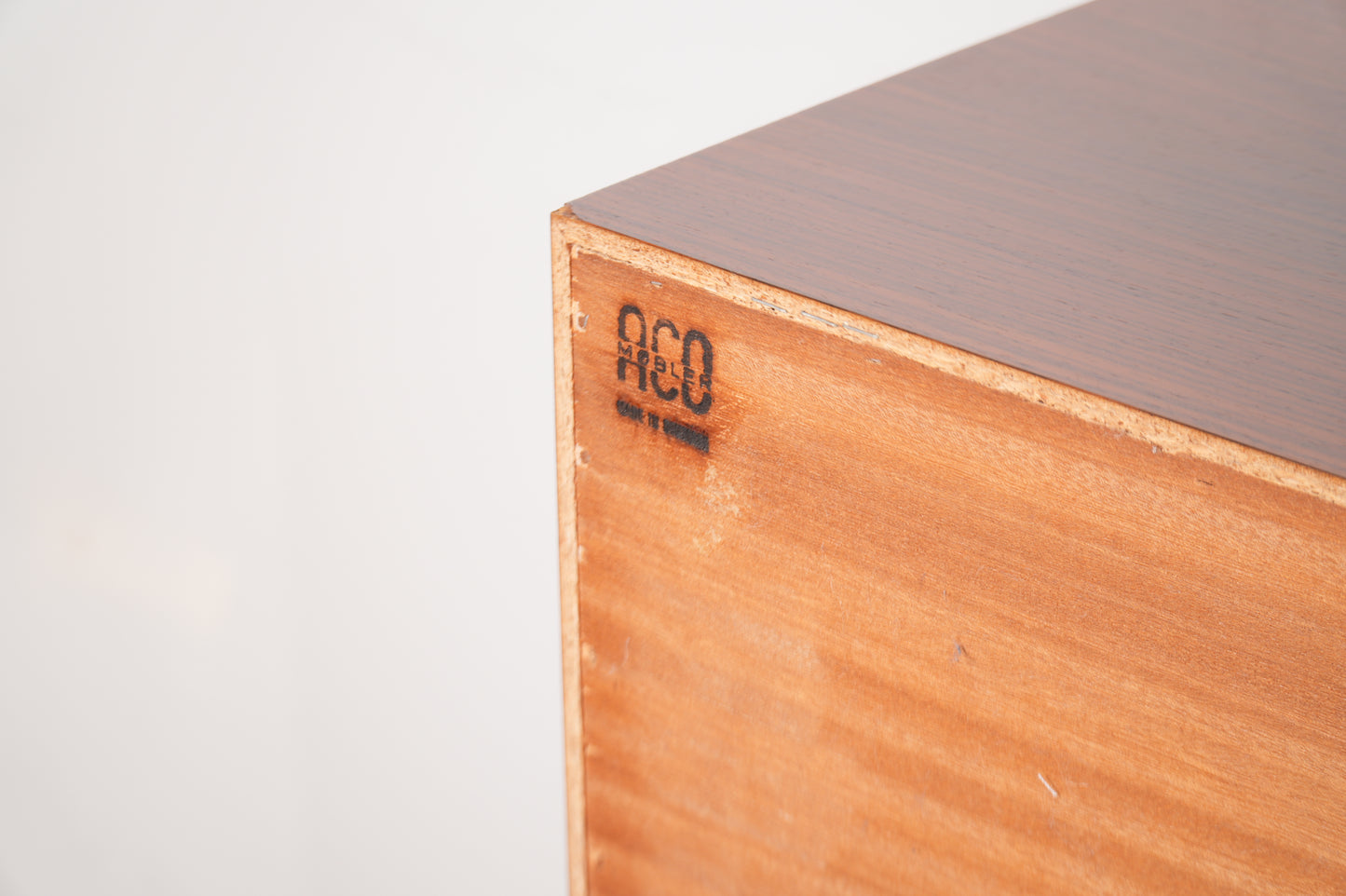 Rosewood Low Display Cabinet by Alex Christensen for ACO Mobler Denmark 1960s