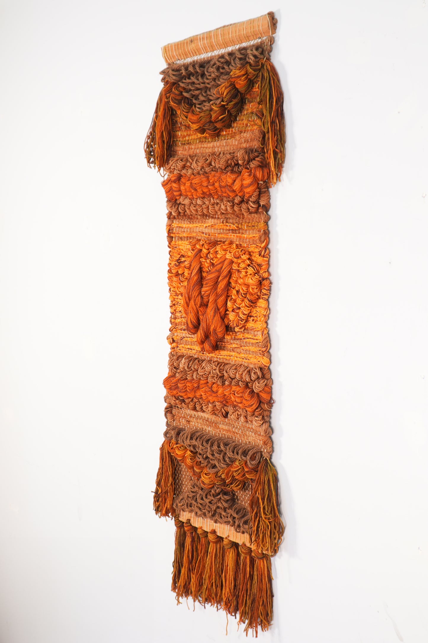 Margo Farrin O’Connor 1970s Fiber Art Wall Hanging