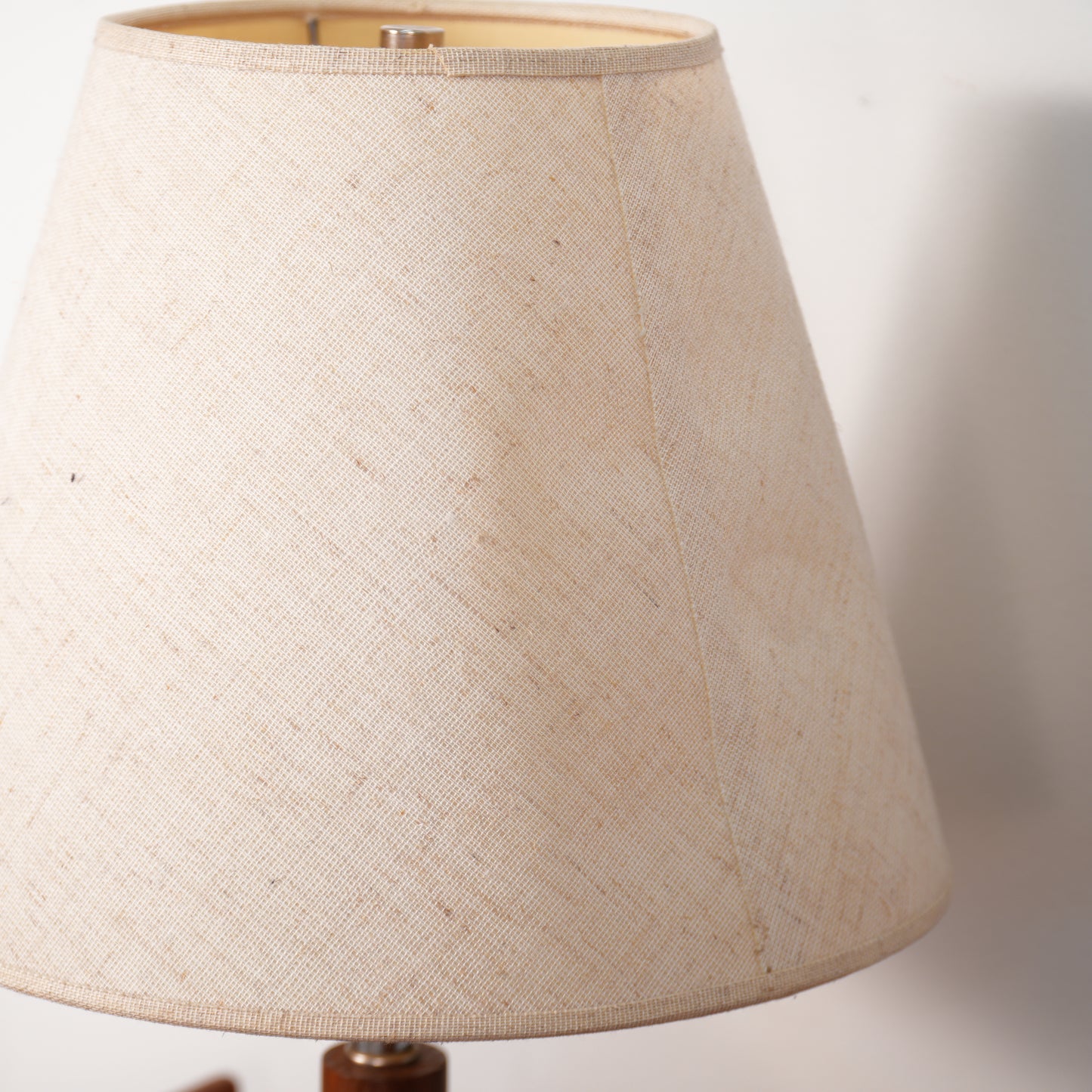 16" Solid Danish Teak Table Lamp