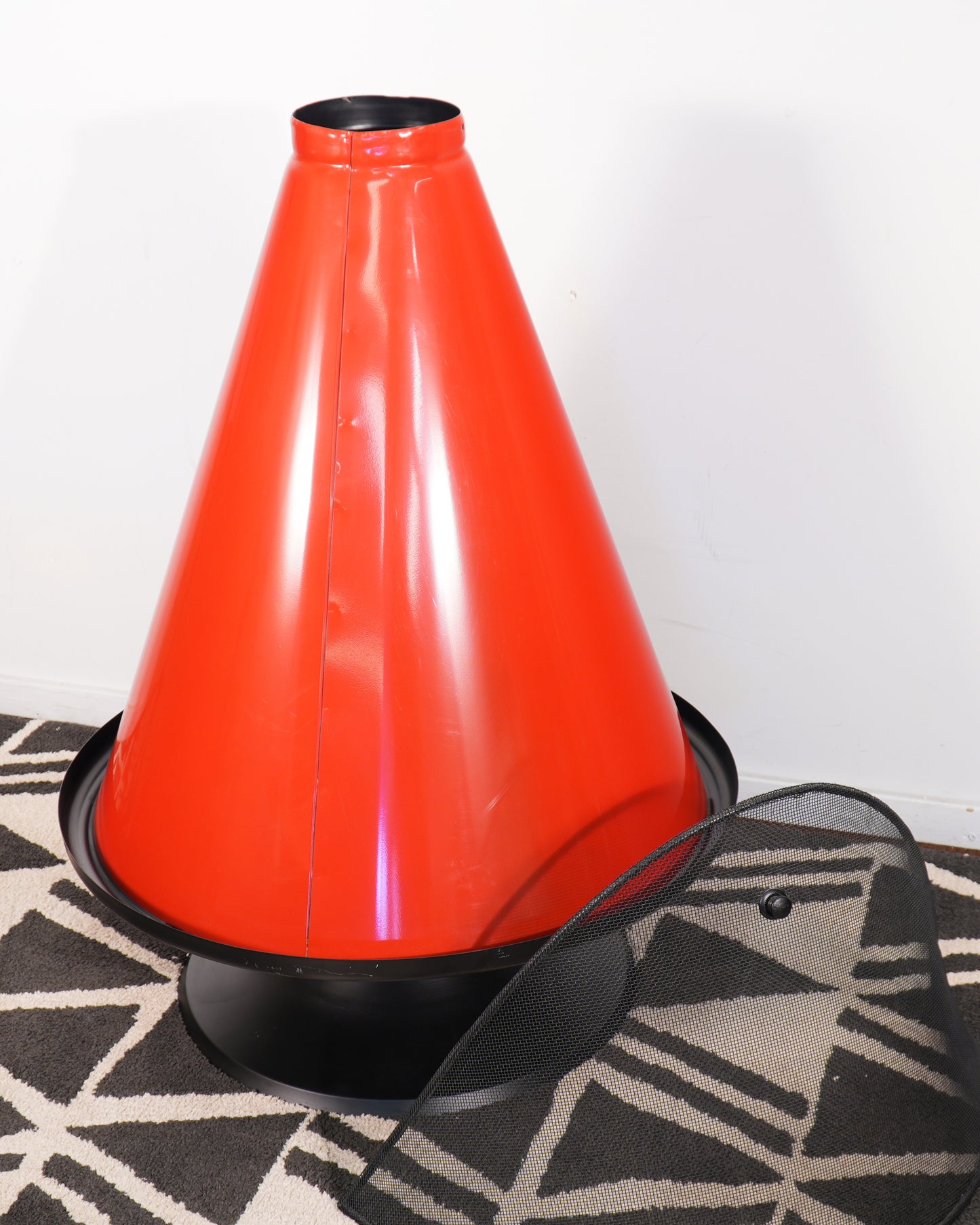 Vintage Mid-Century Cone Electric Fireplace