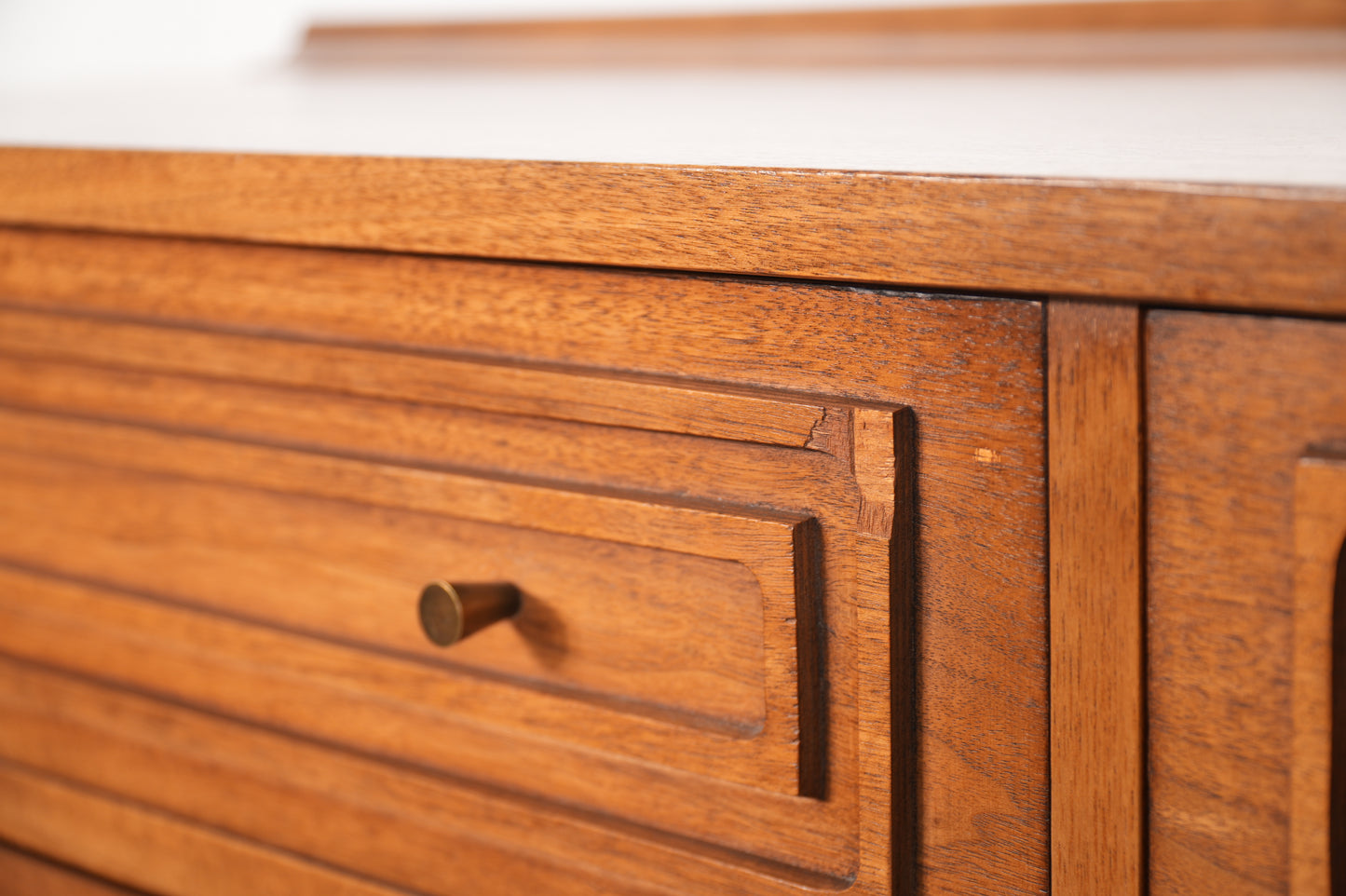 1960s Broyhill Sculptra "Double" Lowboy Dresser