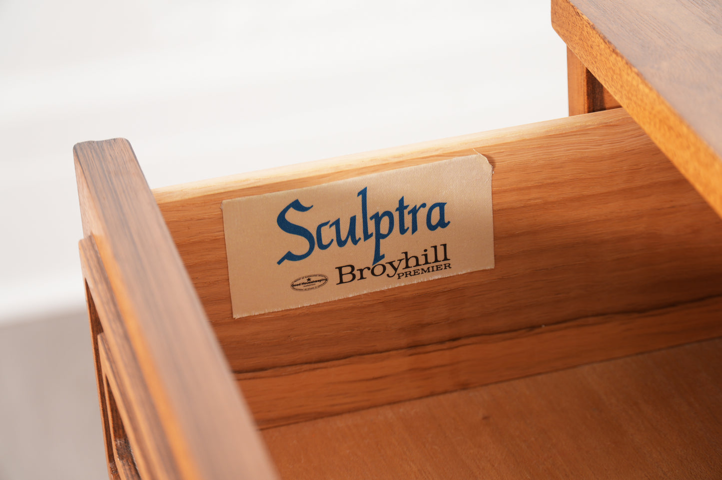 1960s Broyhill Sculptra "Double" Lowboy Dresser