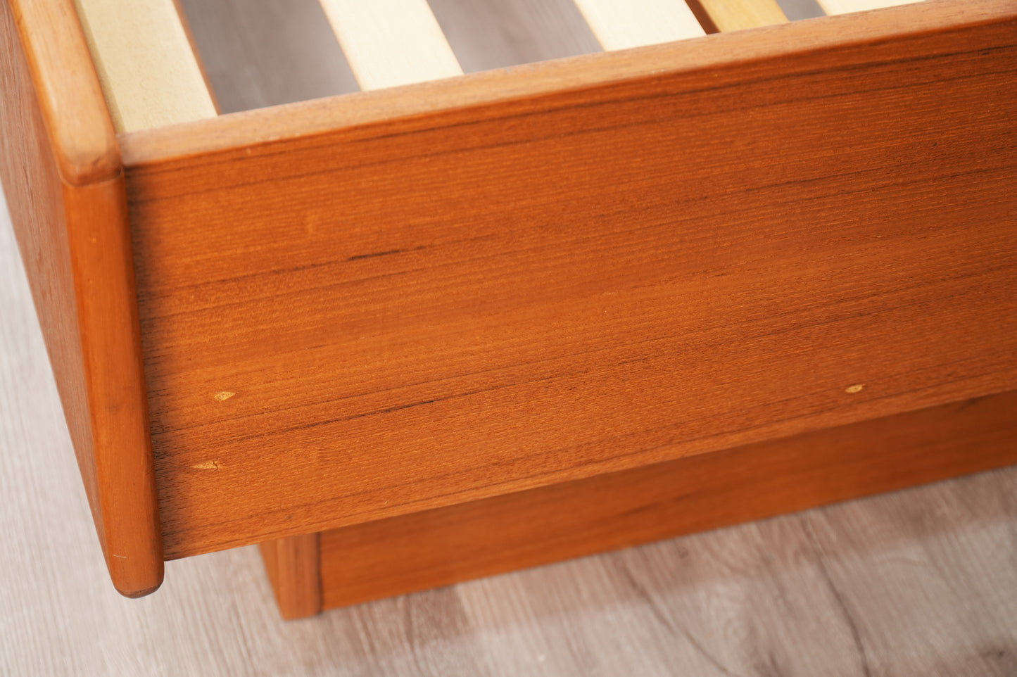 Danish Teak King Platform Bed by Komfort