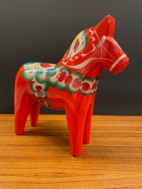 Nils Olsson Red Dala Horse 8" - Sweden