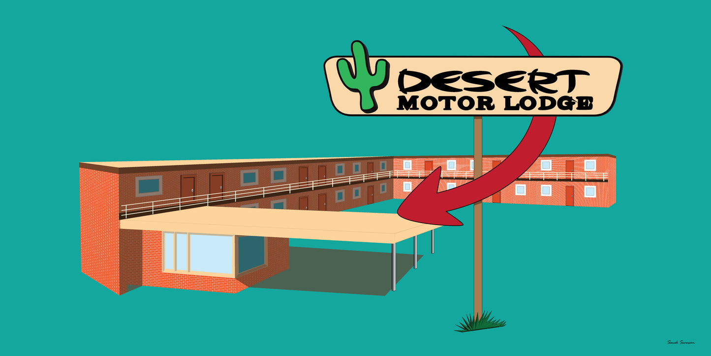 "Desert Motor Lodge" by Sarah Severson & Mark Pinckney