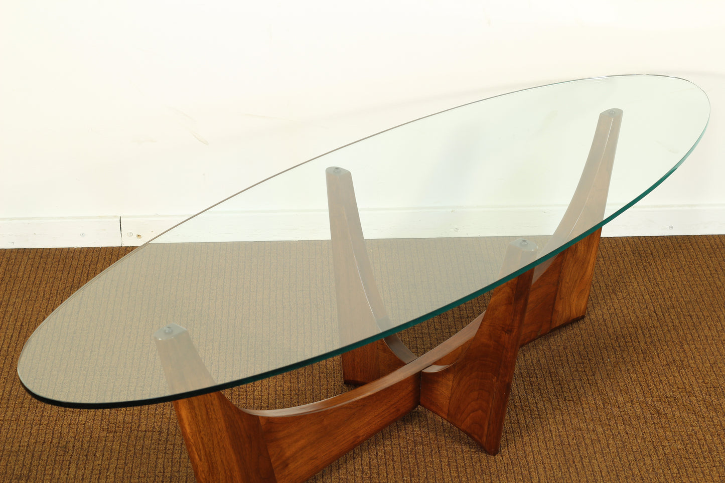 1960s Adrian Pearsall For Craft Associates Walnut Coffee and End Table Set