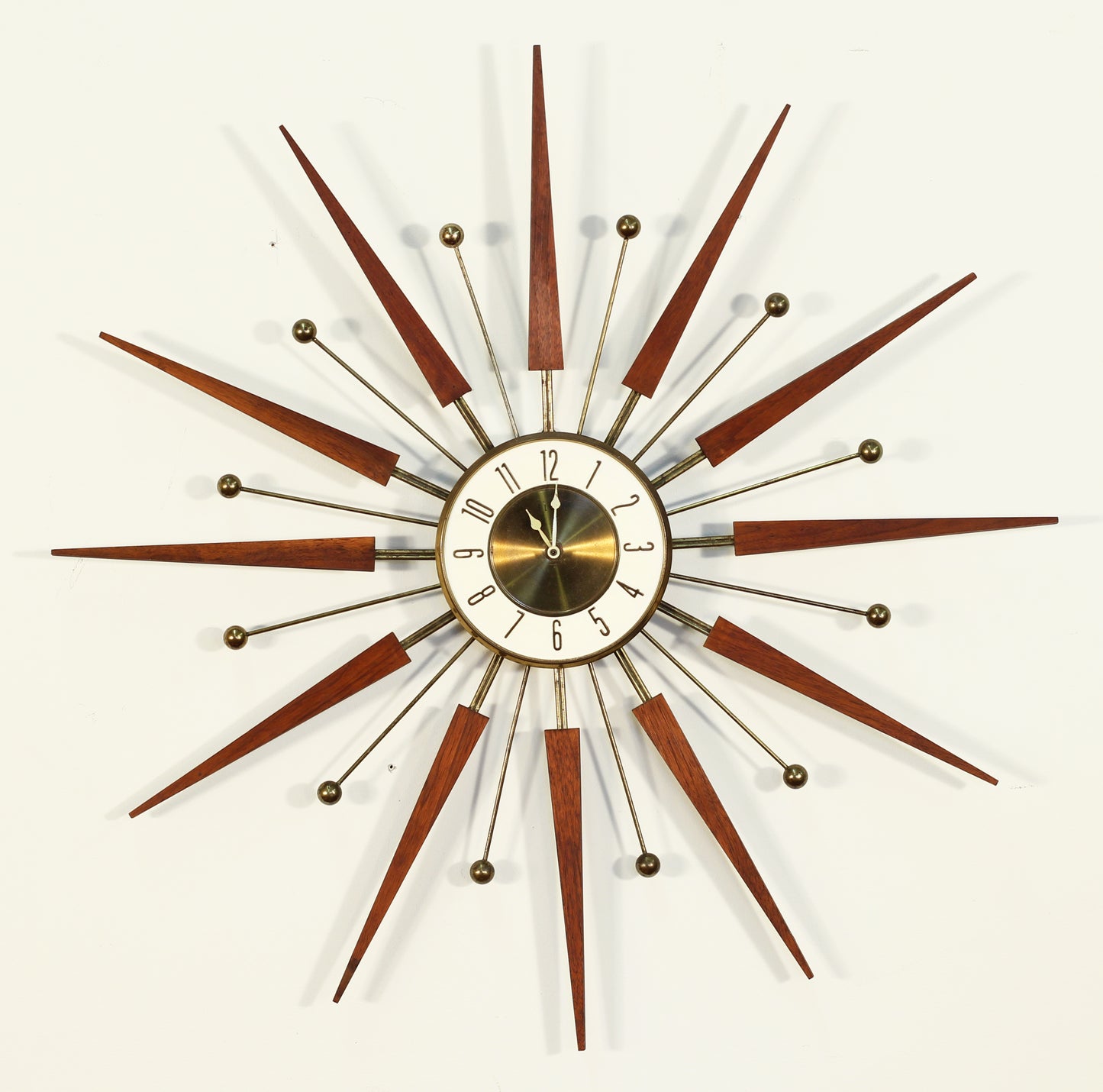 Vintage Elgin Sunburst Clock