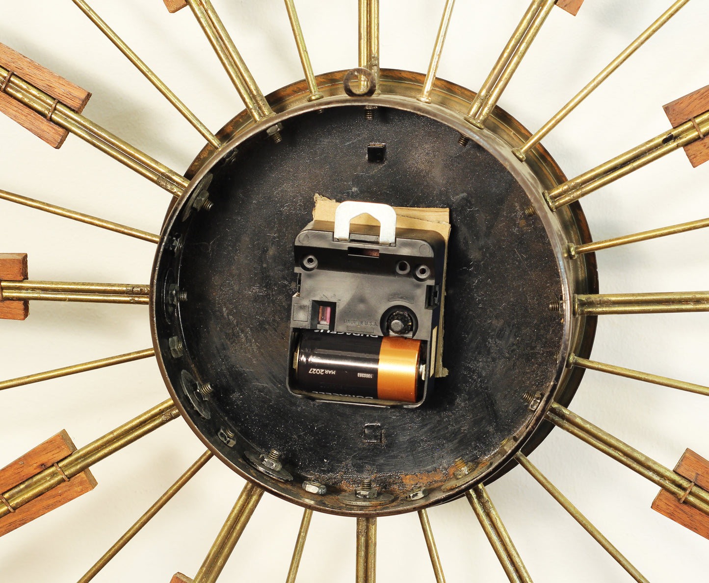 Vintage Elgin Sunburst Clock