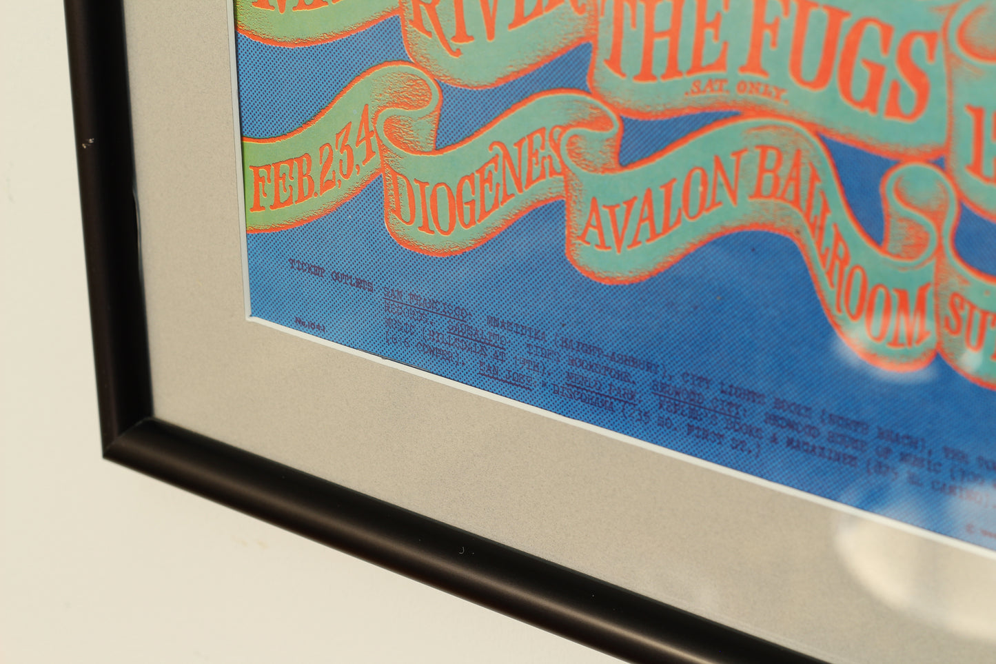 The Electric Flag Concert Poster - Avalon Hall By Victor Moscoso