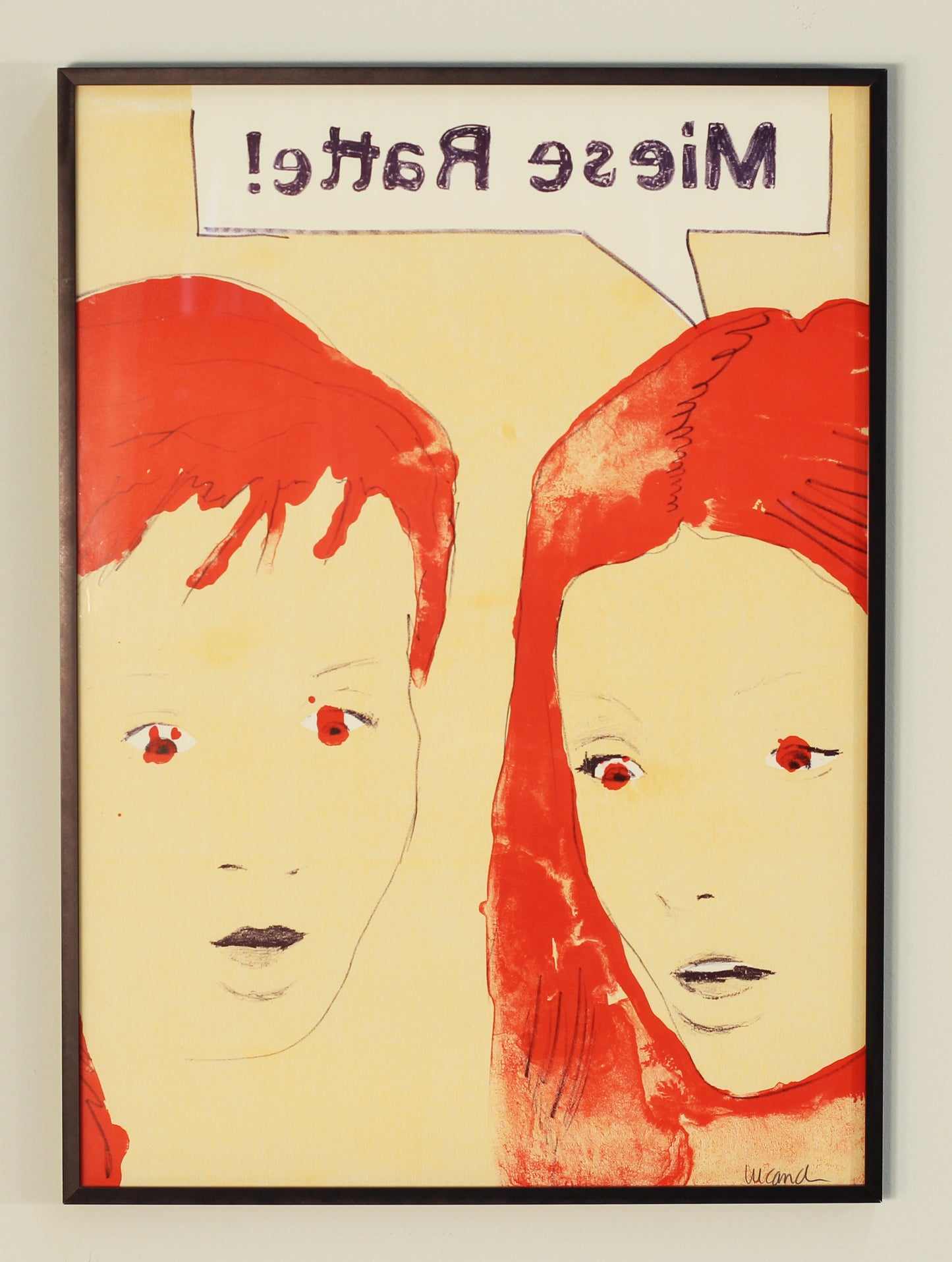 Robert Lucander "Miese Ratte" Print - Signed