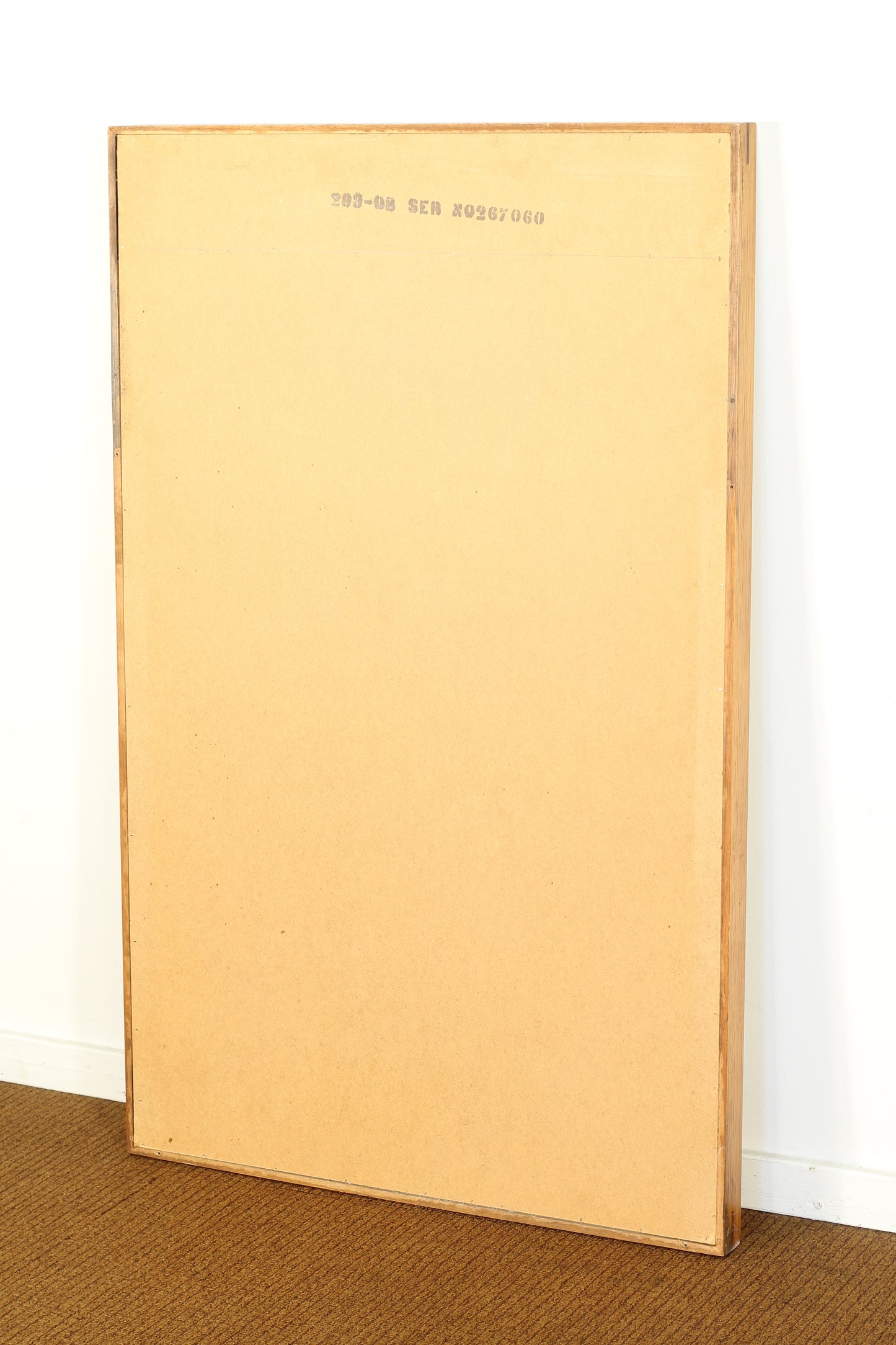 Mid-Century Walnut Mirror - 47" x 30"