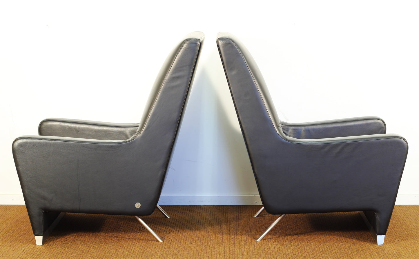 Pair American Leather "Niagra" Chairs