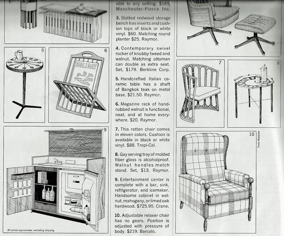 Arthur Umanoff Solid Walnut Magazine Rack