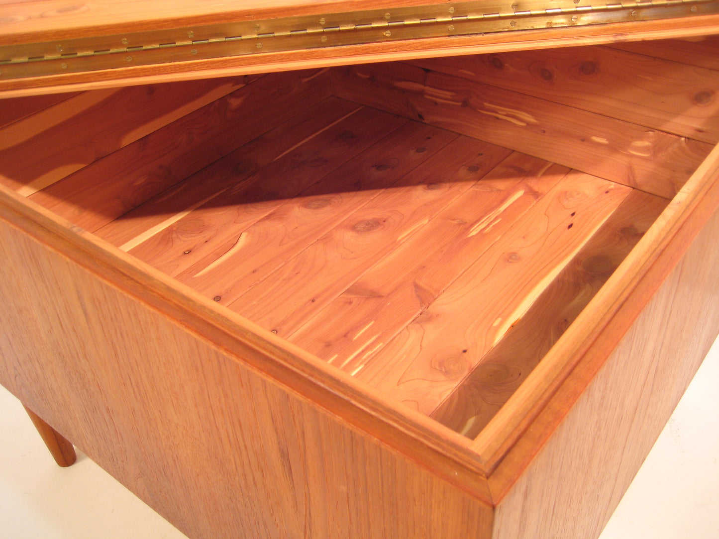 Teak Danish Cedar-Lined Blanket Chest