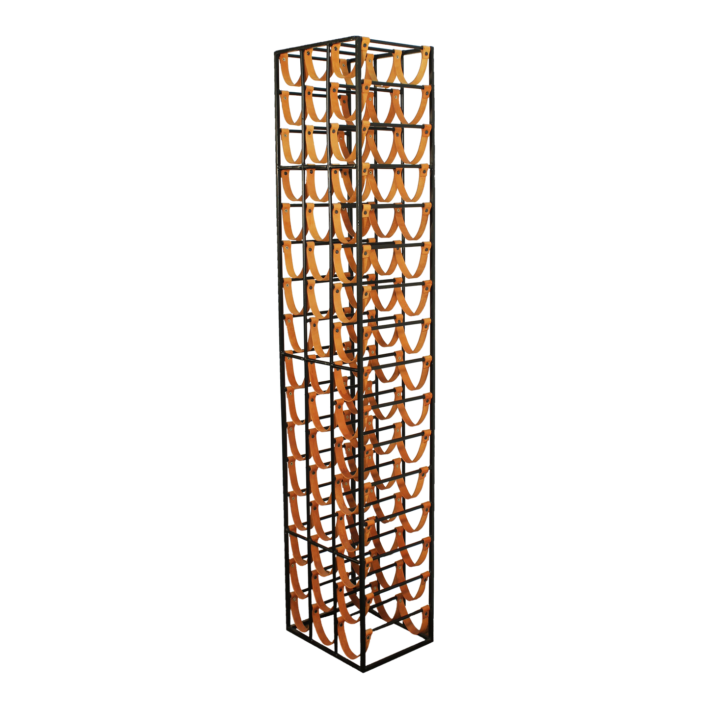 1960s Arthur Umanoff 48-Bottle Wine Rack