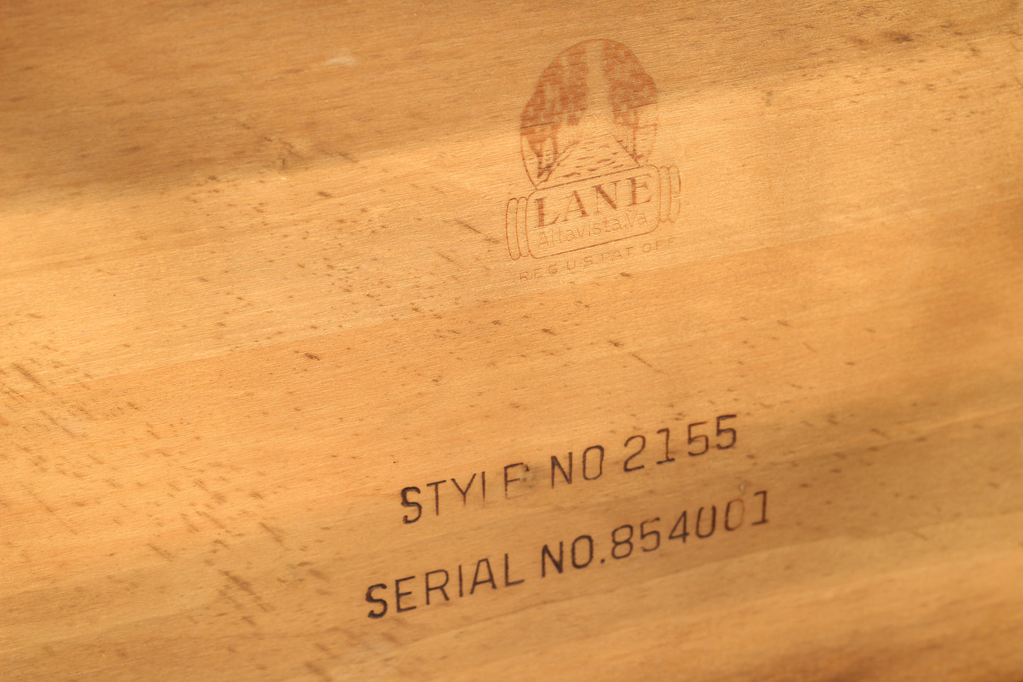 Lane Side Table with Aluminum and Starburst Inlays