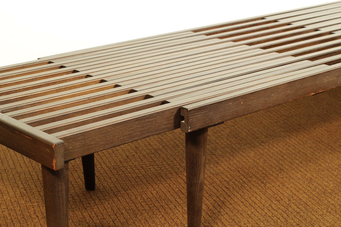 1960s John Keal for Brown Saltman Expanding Slat Bench