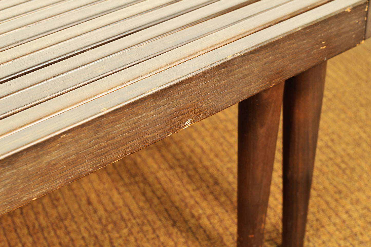 1960s John Keal for Brown Saltman Expanding Slat Bench