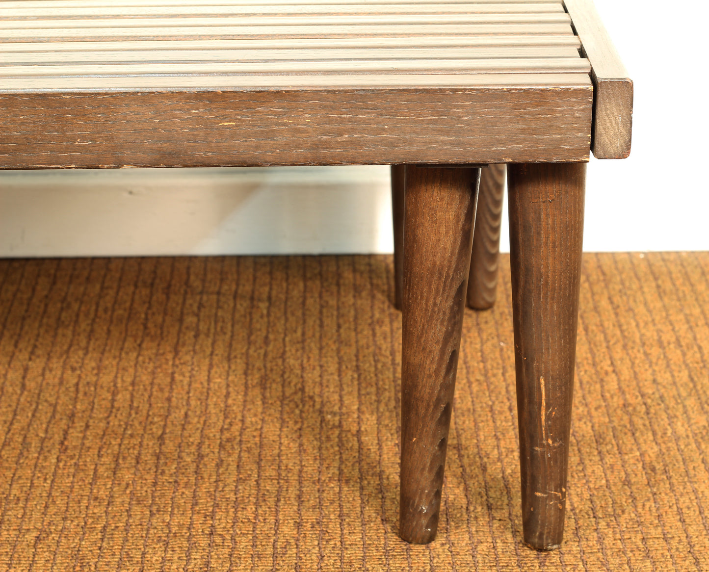 1960s John Keal for Brown Saltman Expanding Slat Bench
